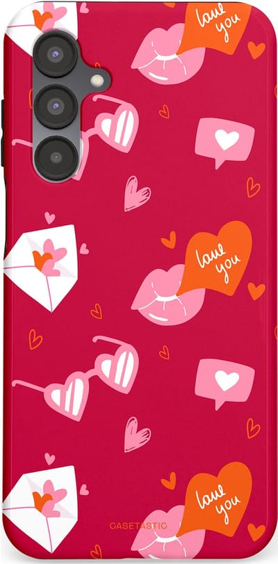 Casetastic Hoesje Geschikt voor Samsung A16 - Stijlvolle Beschermende Duo-layer Case - Liefdesbrief