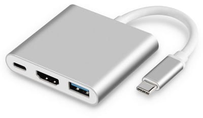 3-in-1 USB-C-hub met HDMI, USB 3.0 en PD-opladen