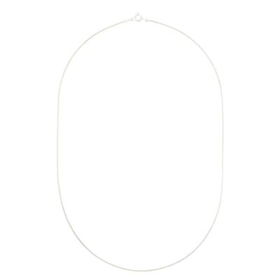 Behave – Zilveren Ketting 925 – 50 Cm – 1,2 Mm – Massief Zilver – Snake Chain – Slangen ketting