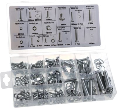Benson Bouten / Moeren en Ringen assortiment - 240-delig - in opbergdoos