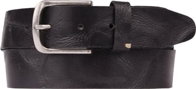 Presly & Sun Heren - Leren riem - Zwart - 115cm