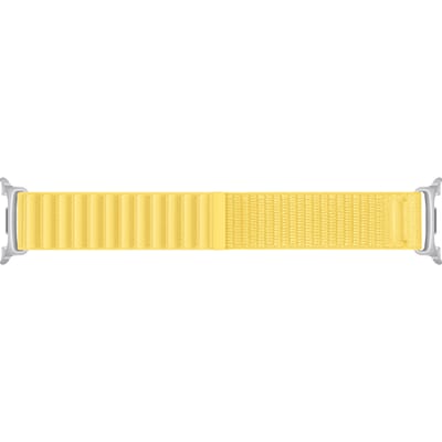 Originele Fabric Band voor de Samsung Galaxy Watch 9 (40/44mm) / Watch 8 (40/44mm) / Classic (46mm) - Maat S/M - Geel