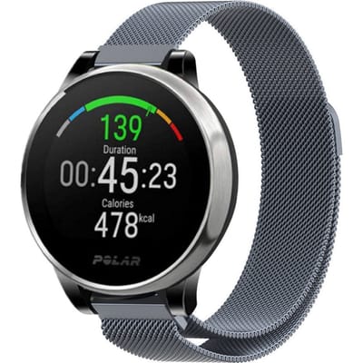 Polar Grit X Milanese band (space grey)