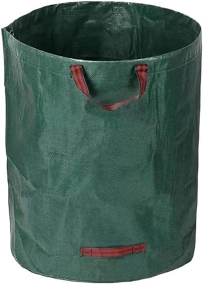 Opvouwbare Vuilniscontainer - Grote Tuinzak - Tuinafval Verzamelen - Herbruikbaar en Waterdicht - 500L Capaciteit - Groen