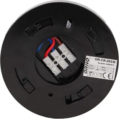 Inbouw LED Bewegingsmelder Plafond 360° Infrarood Wit/Zwart - Geschikt voor 10-1200W Verlichting