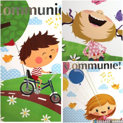 6 Luxe Communie Wenskaarten - Kaart Wens Kaart Communie Plechtig Kerk Christelijk - Communion Kommunion - Eerste Communie - Meisje Jongen - 16.2x11.5cm - 3 Motieven - Met Envelop - Art of Cards
