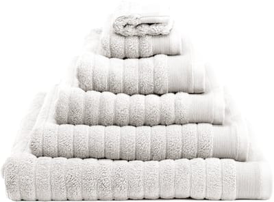 Heckettlane Badhanddoek Prestige - Hotelkwaliteit Handdoek van 100% Katoen - 60x110 cm - Handdoekenset 2 Stuks - Wit
