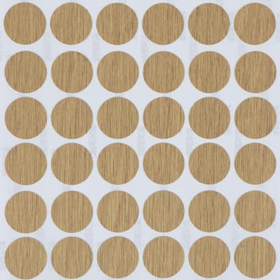 54 Stuks 21 Mm Meubel Zelfklevende Schroefkapjes Rond Hout Ambacht Bureau Kast Lade Kunst Decoratieve Sticker