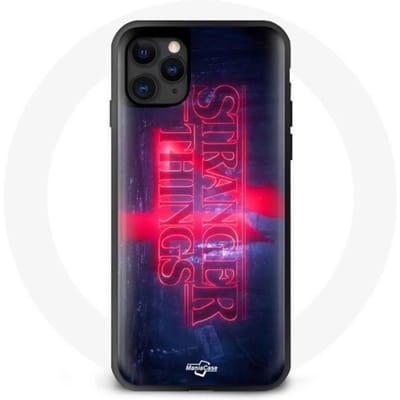 Hoesje voor Iphone 12 Mini Stranger Things Logo Transparant Seizoen 4 Trailer 2022