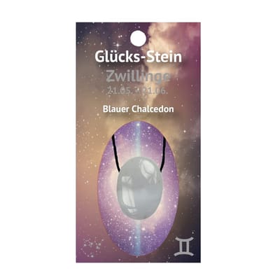 Tweelingen geluksteen met Chalcedoon