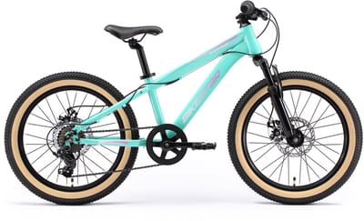 Bikestar kinderfiets MTB Staal 7speed 20inch mintgroen