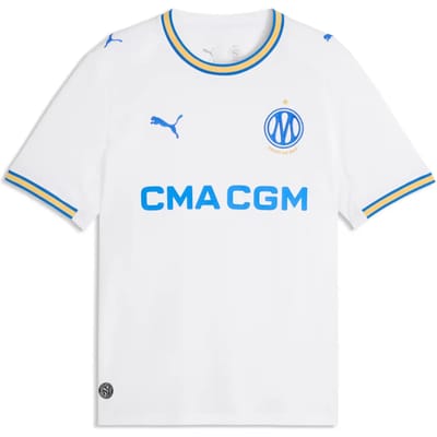 PUMA Olympique Marseille 2026/27 Home Shirt - Wit- Heren, Wit XXXL