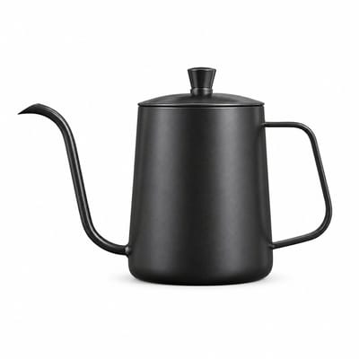 My Green Deal - RVS koffiepot Zwart 600ml - Koffiekan / Theekan