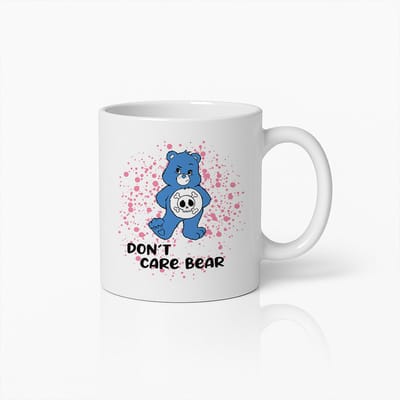 330ml Grappige Don’t Care Bear Koffiemok – Uniek Cadeau Voor Humor Liefhebbers en Vrienden
