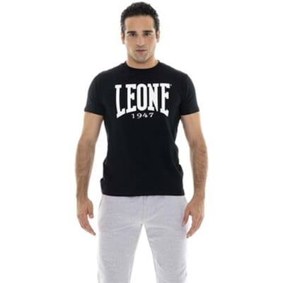 T-shirt Korte Mouw Leone 1947 Man Short Sleeves Big Logo