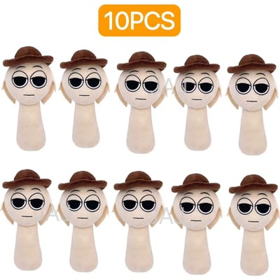 10-20 stuks Sprunki Pluche Speelgoed Zachte Knuffel Cartoon Kussen Kindercadeau Kerst Verjaardag