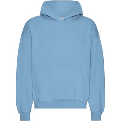 Oversized sweatshirt met capuchon Colorful Standard Organic Seaside Blue