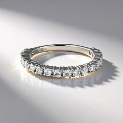 Cavill - Zilveren Ring - 925 Sterling Zilver Geplatineerd - 18 Tanzanische Zirkonen 0,85 ct - Tijdloze Elegante Minimalistische Damesring