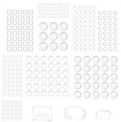 Zelfklevende Rubber Buffers - 317 Stuks, Transparant en Elastisch