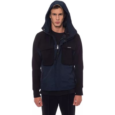 Capuchonjack met kleurblokkenstijl
