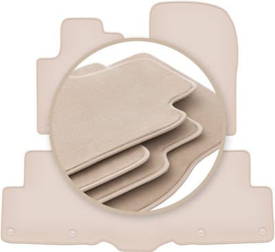 PREMIUM beige matten voor: Mercedes ML III W166 / GLE W166 SUV 2011-2015