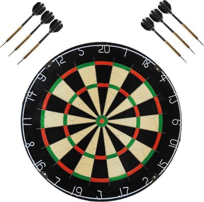 A-merk dartbord (best getest) - met 2 sets 22 gram - dartpijlen - dartset - darts pijlen - dartbord