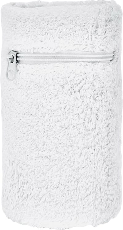 Arowell Premium Polszweetbandjes met Portemonnee en Rits – Wit – 12 x 8 cm – 1 stuks