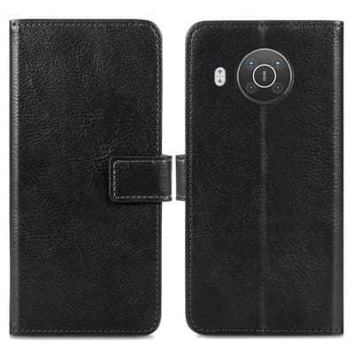 imoshion Hoesje - Geschikt voor Nokia X10 / Nokia X20 - Luxe Bookcase - Zwart