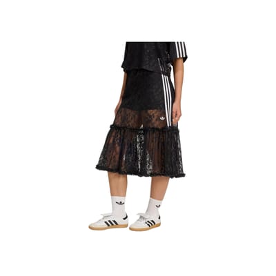 Adidas Originals Kant Rok Losse Mode Zacht Veelzijdig Casual Lange Rok Dames Rokken Zwart KD2289 L black