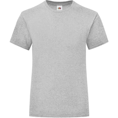 Meisjes-T-shirt Fruit of the Loom Iconic 150