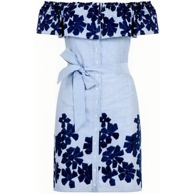 Anne Fontaine Palaura Indigo Blue Größe: 36 | Minikleider Outlet | Damen | Blau