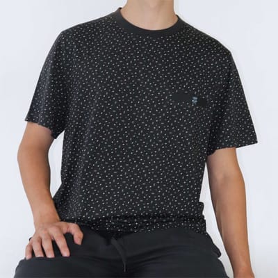Paul Hopkins Heren Shortama - Pyjama Set - Geprint Dessin - Zwart - Maat S
