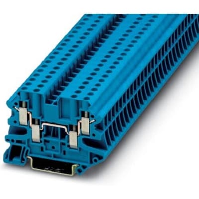 Phoenix Contact 3044584 Doorgangsklem 6.2 mm Schroeven Blauw 50 stuk(s)