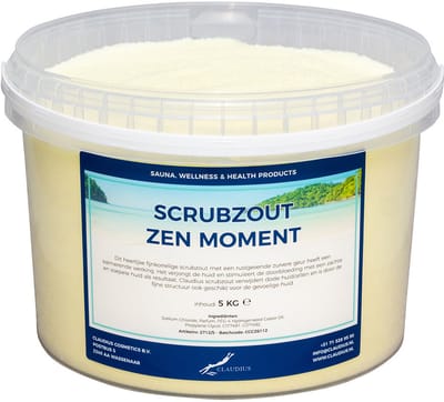 Scrubzout Zen Moment 5 KG - Hydraterende Lichaamsscrub
