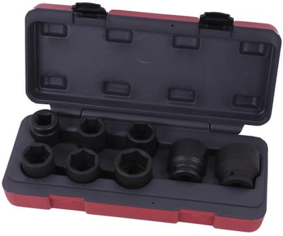 krachtdoppenset - 8-delig - 3/4 aansluiting - 26 tot 41 mm - slagdoppen - doppenset