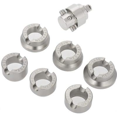 Matrices et adaptateur pour ouvre-boîtier de montre Oyster n° 5538 white