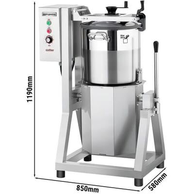 GGM Gastro Vegetarischer/ Hummus Cutter - 70 Liter - 11 kW - 400 Volt - 600-2800 U/min Zilver