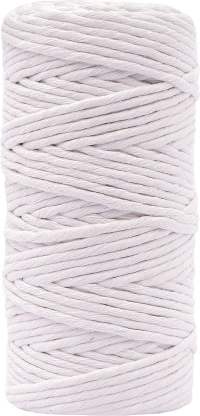 Vaessen Creative Macrame Touw - Wit - 3mmx100m