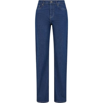 Urban Classics Damesjeans Ladies Straight F-it -denim TB7193