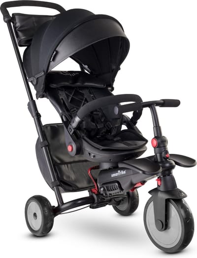 SmarTrike - STR7 Opvouwbare 8 in 1 Driewieler en Buggy - Zwart