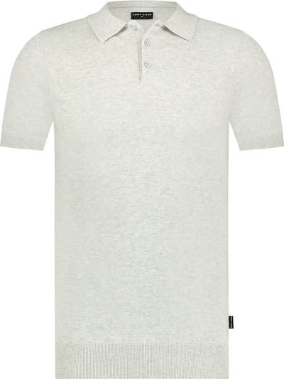 Saint Steve Chris Polo's & T-shirts Heren - Polo shirt - Lichtgrijs - Maat S