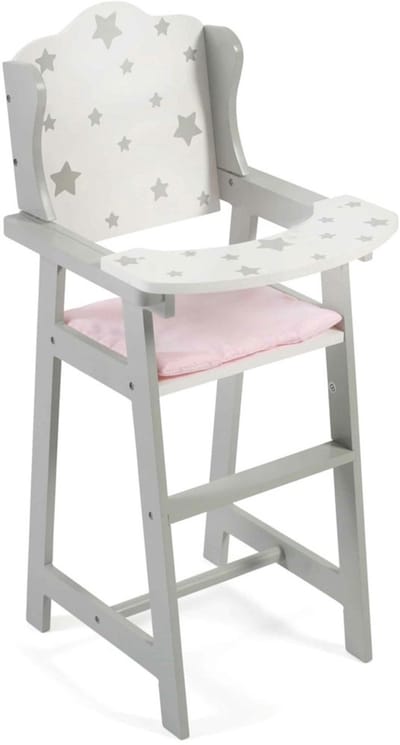 Bayer Chic 2000 - Houten Poppenstoel - Grey Stars