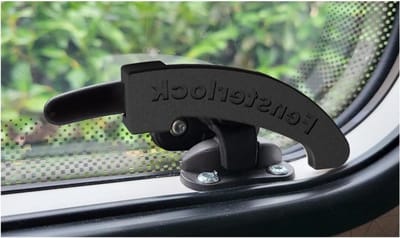 Raambeveiliging Set - Inbraakbeveiliging Camper - Voertuig Beveiligen - Specifiek voor Dometic - Set van 2 - Zwart