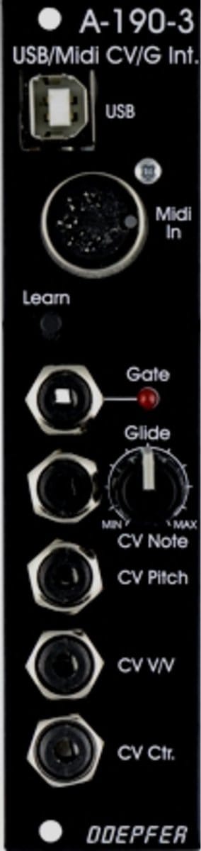Doepfer A-190-3V USB/MIDI to CV/Gate-Interface - Interface modular synthesizer