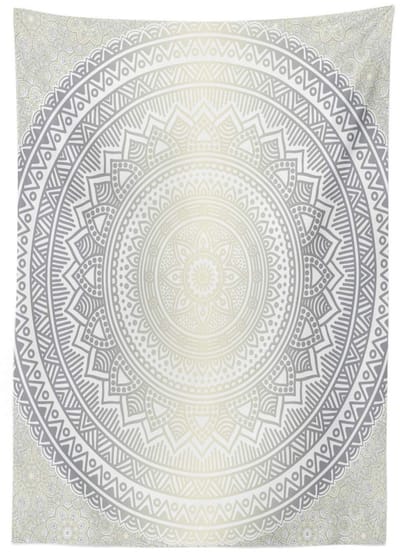 ABAKUHAUS Tafelkleed – 140x240 cm – Satijnmix Grijs-Wit – Wasbaar