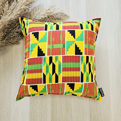 Set van 2 Decoratieve Kussenhoesen | 40x40cm | African Print Inspired Print Cushion Cover