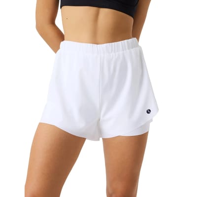 Björn Borg dames Ace 2 In 1 Shorts - korte sportbroek - wit