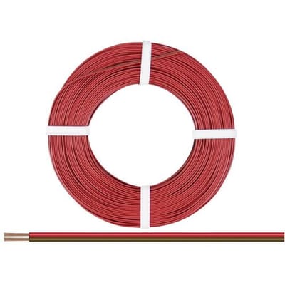 Donau Elektronik 275-08-25 Draad 2 x 0.75 mm² Rood-bruin 25 m