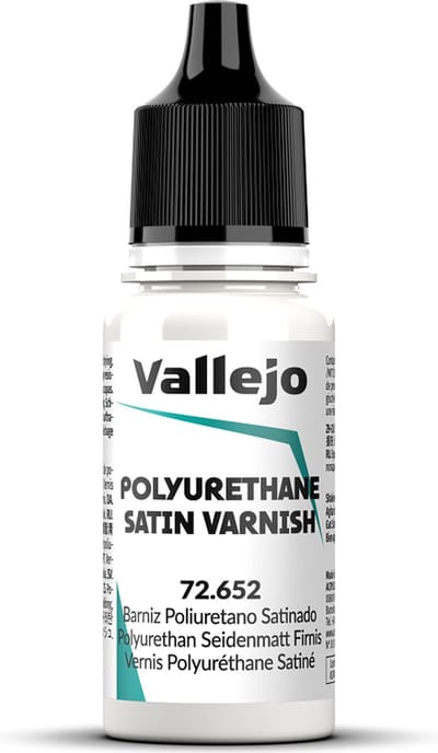 Vallejo Hobbyverf - 72652 Polyurethane Satin Varnish - Verf flesje - 18 ml