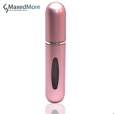 Parfumflesje - Parfumflesje voor in vliegtuig - Hervulbaar - Navulbare Parfum Verstuiver - Voor op reis - Lipstick formaat - 5ML - Licht Roze